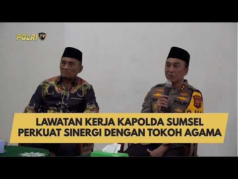 LAWATAN KERJA KAPOLDA SUMSEL PERKUAT SINERGI DENGAN TOKOH AGAMA