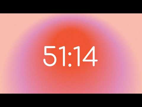 Red Aura Pomodoro Technique 60 Minute Timer with 10 Minute Breaks | Study and Focus timer