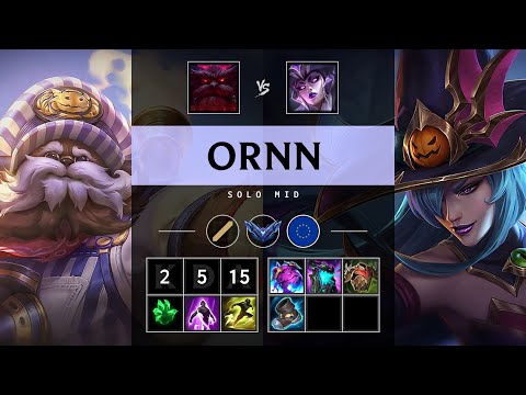 Ornn Mid vs Syndra - EUW Diamond Patch 25.07
