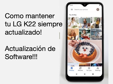 LG Servicio - Celulares - LG K22 Upgrade de software