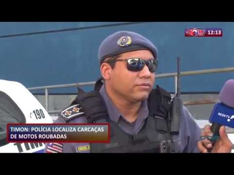 ROTA DO DIA 30 09  PoliÌcia localiza carcaças de motos roubadas em Timon