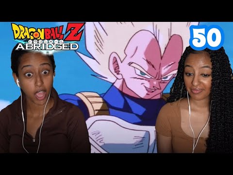 B**** I'M ADORABLE | DragonBall Z Abridged Episode 50 | Reaction **we never watched DBZ**