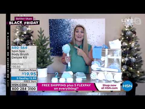 Spin Spa Body Brush Deluxe Kit