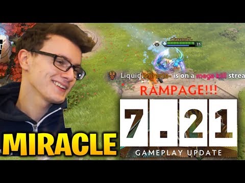 MIRACLE + GH RAMPAGE ANTIMAGE IN DOTA 7.21