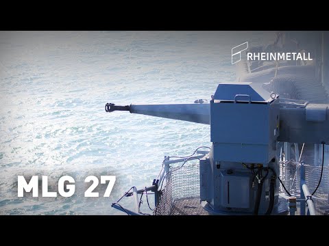 Rheinmetall MLG 27 Mehrzweck Marinegeschütz