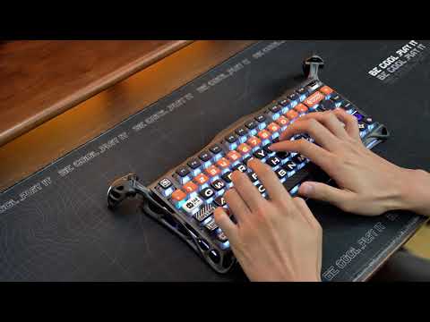 Клавіатура бездротова GravaStar Mercury K1 Pro CyberFlare (GS_K1_PRO_BO_BLK)