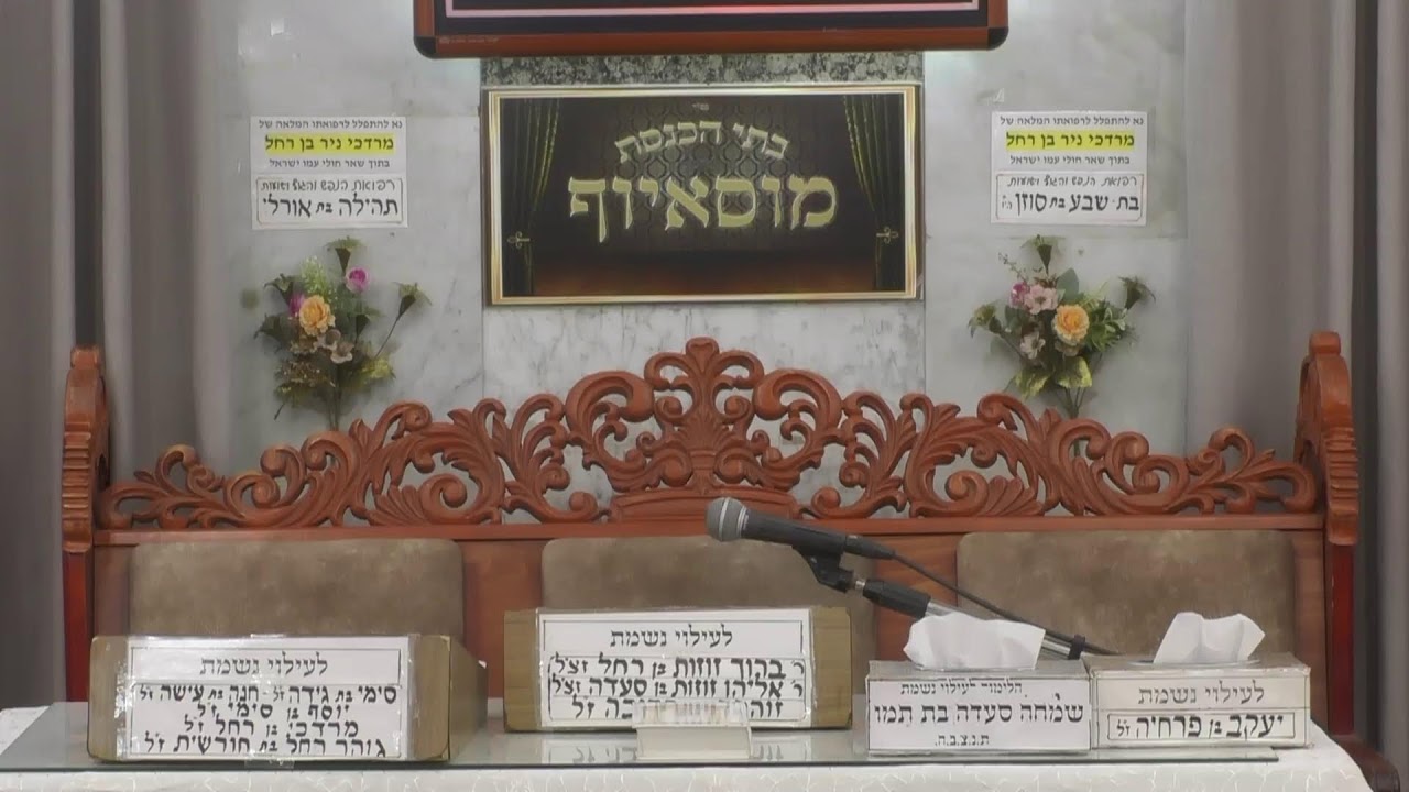 בית הכנסת מוסאיוף • יום שני חול המועד פסח תשפ'ו