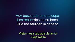 Karaoke Marc Anthony - Vieja Mesa