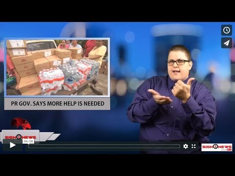 October 1, 2017 - News for the deaf community powered by CNN in American Sign Language (ASL).