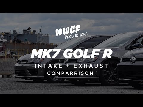 EPIC Mk7 Golf R Exhaust & Intake Comparison