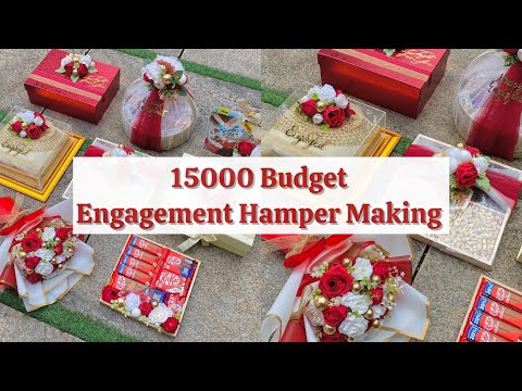 Engagement hamper making tutorial | Malayalam | Chocolate hamper | Bad tears art