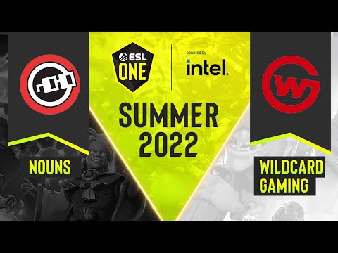Dota2 - Wildcard Gaming vs. Nouns - Game 2 - DPC NA Tour 3 - ESL One Summer 2022