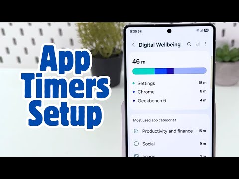 Samsung Galaxy S25 Ultra - Set Up App Timers Easily