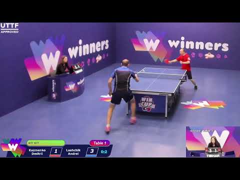 WINners CUP table 1 12.01  Kuzmenko Dmitrii - Lushchik Andrei 14:00