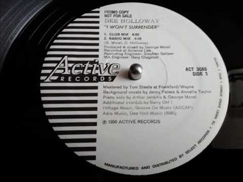 DEE HOLLOWAY- I WON'T SURRENDER  [CLUB MIX]
