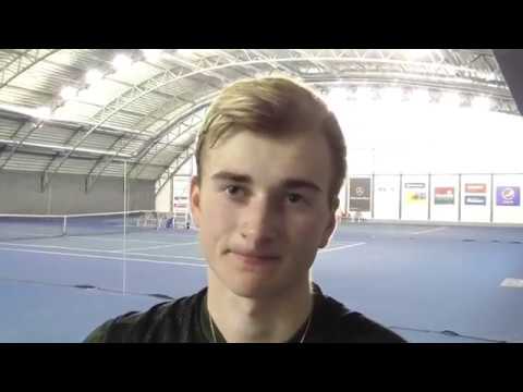 EMPIRE Cup U18 2018: QF, interview, David ČIERNY (SVK) - Andrea FIORENTINI (ITA) 6-3 5-7 6-3