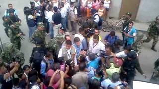 preview picture of video 'Presidente santos en corinto cauca'