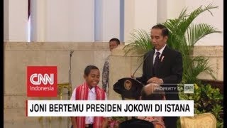 Joni Minta Sepeda & Rumah ke Jokowi ; Cerita Joni Pada Presiden Jokowi Sebelum Panjat Tiang Bendera