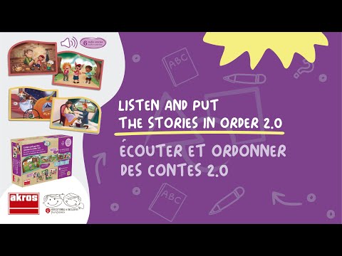 Ascolta e Riordina i Racconti, Gioco Educativo Sonoro per Bambini 3-6 Anni