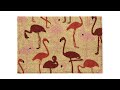 relaxdays Fussmatte Flamingo 41.5 cm x 62 cm relaxdays Fussmatte Flamingo 41.5 cm x 62 cm