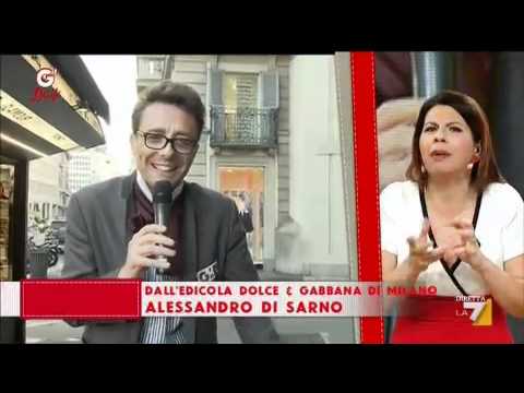 G'DAY 05/04/2012 - Dolce e Gabbanna hanno acquistato un'edicola. Alessandro Di Sarno è lì