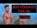 BEST PUSH UP WORKOUT 🔥🔥 // best push up variations for strength // At home