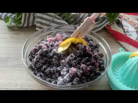 Si të bëni Reçel me Boronica - Simple Blueberry Jam