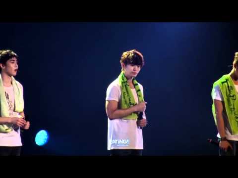 [FANCAM] 120525 JUNHO Six Beautiful Days - Thank You