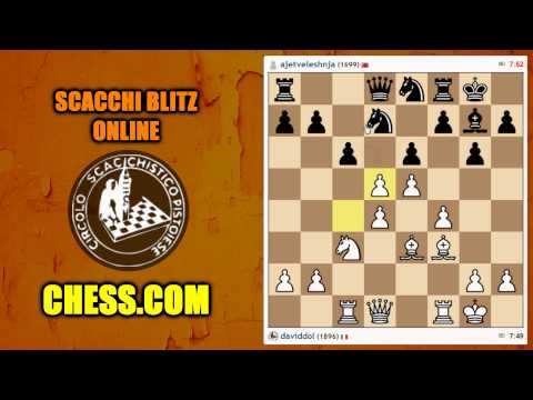 SCACCHI Partite Online 27 - chess.com - La Sagra delle Mosse Intermedie