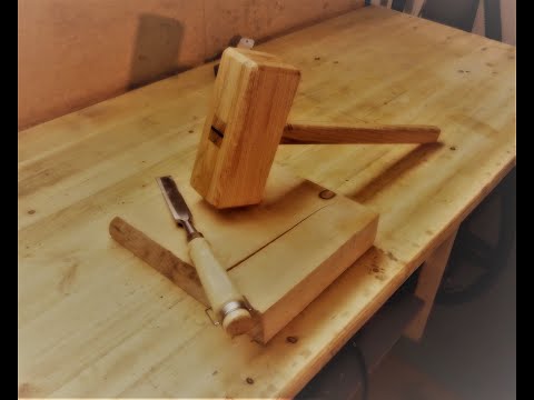 Einen Klüpfel aus Eichenresten bauen.... Abrichten mit der Oberfräse