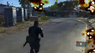 メタルギアソリッドV GZをプレイ中