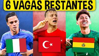 CADA País que AINDA Pode Ir Pra Copa do Mundo
