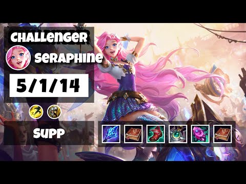 Seraphine 11.14 Gameplay Challenger Replay S11 Support (5/1/14) - NA