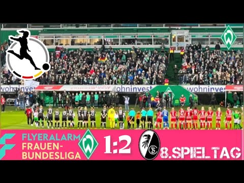 SV Werder Bremen gegen FC Freiburg  8.spieltag FLYERALARM  Frauen Bundesliga Highlights