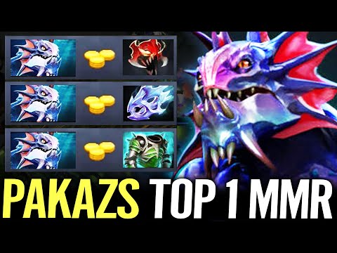 🔥 TOP 1 MMR EG Pakazs Slardar Hard Carry — Assualt + Moonshard +200% Physic Bash Lord Dota 2 Pro