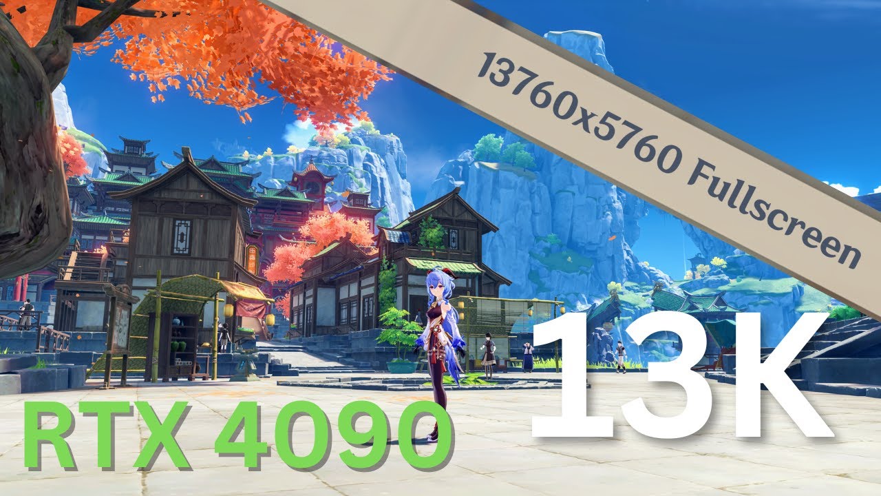 Genshin Impact запустили в разрешении 13К на GeForce RTX 4090