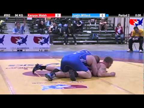 2011 U.S. Open SAT GR 96 KG: Kenyon Walsh vs. Justin Millard 7th Place Match