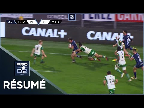 PRO D2 - Résumé AS Béziers Hérault-US Montauban: 33-21 - J17 - Saison 2021/2022