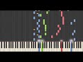 Yann Tiersen - Hanako (Synthesia Tutorial)