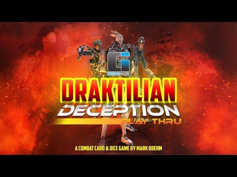 Play Through of Draktilian Deception the Card & Dice Game