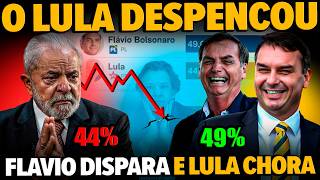 BOMBA! LULA ESTÁ DESESPERADO APÓS FLAVIO BOLSONARO LIDERAR PESQUISAS PARA AS ELEIÇÕES
