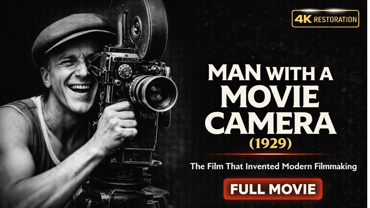 Man with a Movie Camera (1929) – The Film That Reinvented Cinema | Full Movie 4K