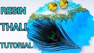 How to Make Rakhi Tilak Thali with Resin l Tutorial step by step #rakhi  #diy #resin