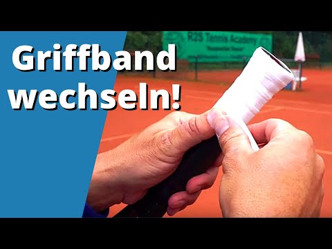 Changing tennis grip tape - Wrapping grip tape correctly