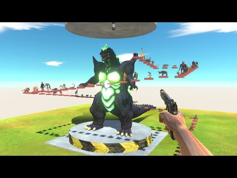 Deadly Parkour Challenge - FPS Avatar Activates Giant Hydraulic Press - ARBS