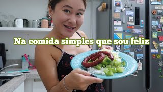 Minha janta super rápida, super simples e que amo! Chuchu! 