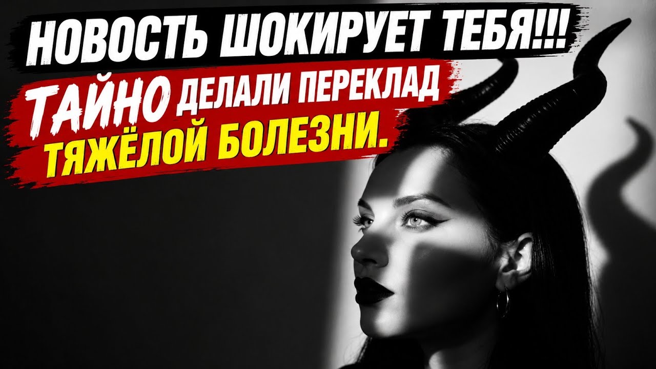 🔥ЭТА НОВОСТЬ ШОКИРУЕТ ТЕБЯ. ‼️ В ТАЙНЕ ДЕЛАЛИ ПЕРЕКЛАД ТЯЖЁЛОЙ БОЛЕЗНИ.#га?