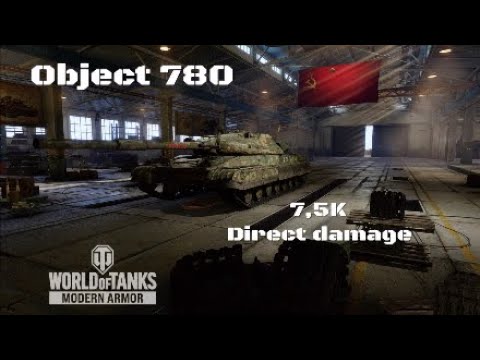 Object 780 in Himmelsdorf: 7,5K direct damage | World of Tanks | Wot console