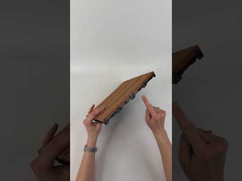 Композитная плитка ДПК 300х300х23мм Золотой дуб (D) SW-00001706 - фото 2 - id-p2994867083