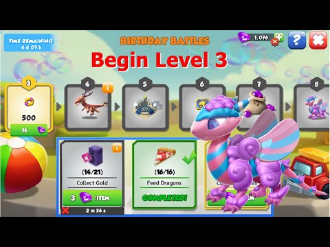 Birthday Battles Solo Event-Dragon Mania Legends | Seventh Dragon | DML